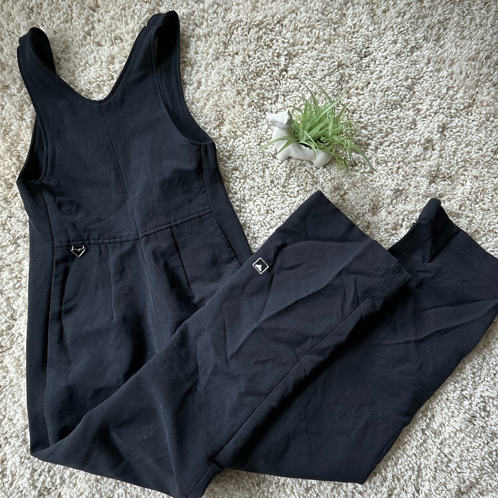 Obermeyer vintage y2k like new black stretchy body shaping heart unique …